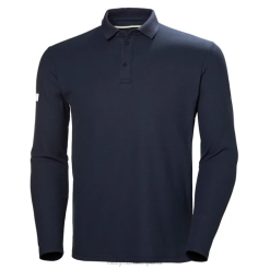 Helly Hansen France | Helly-Hansen Polo à longues lignes d'équipage masculin 060J987 blanc