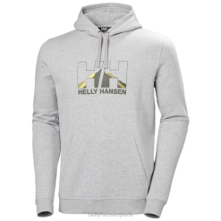 Helly Hansen France | Helly-Hansen Sweat à capuche graphique Nord masculin 060J785 fjord profond