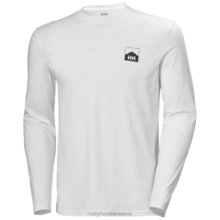 Helly Hansen France | Helly-Hansen T-shirt Nord Graphic Longsleeve masculin 060J911 fjord profond