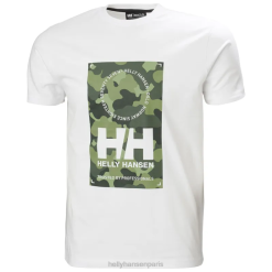 Helly Hansen France | Helly-Hansen T-shirt en coton pour le mouvement pour hommes 060J947 fjord profond