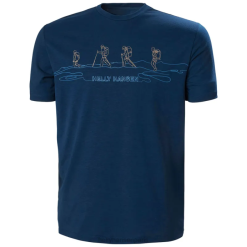 Helly Hansen France | Helly-Hansen T-shirt graphique recyclé Skog pour hommes 060J845 épicéa