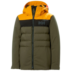 Helly Hansen France | Helly-Hansen veste de ski à cyclone des juniors 060J2753 Amethyste / Fjord profond