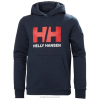 Helly Hansen Paris | Helly-Hansen Juniors 'HH Logo Hoodie 2.0 060J2502 brouillard bleu / mélange gris