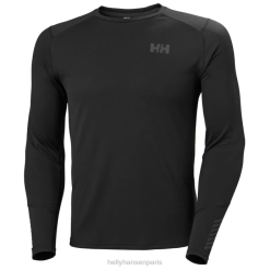 Helly Hansen Paris | Helly-Hansen couche de base de l'équipage actif lifa 060J1042 ébène