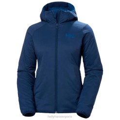 Helly Hansen Paris | Helly-Hansen isolant à capuche extensible Odin pour femmes 060J1464 Skagen Bleu