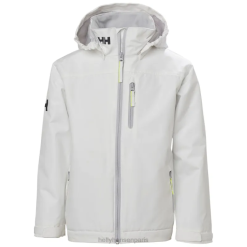 Helly Hansen Paris | Helly-Hansen veste de voile intermédiaire de l'équipage des juniors 060J2576 Echo de pêche / azurite / mélange gris